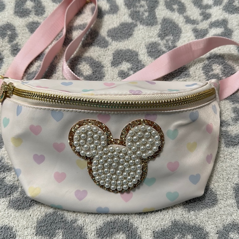 Stoney Clover Fanny pack with Mickey pearl patch